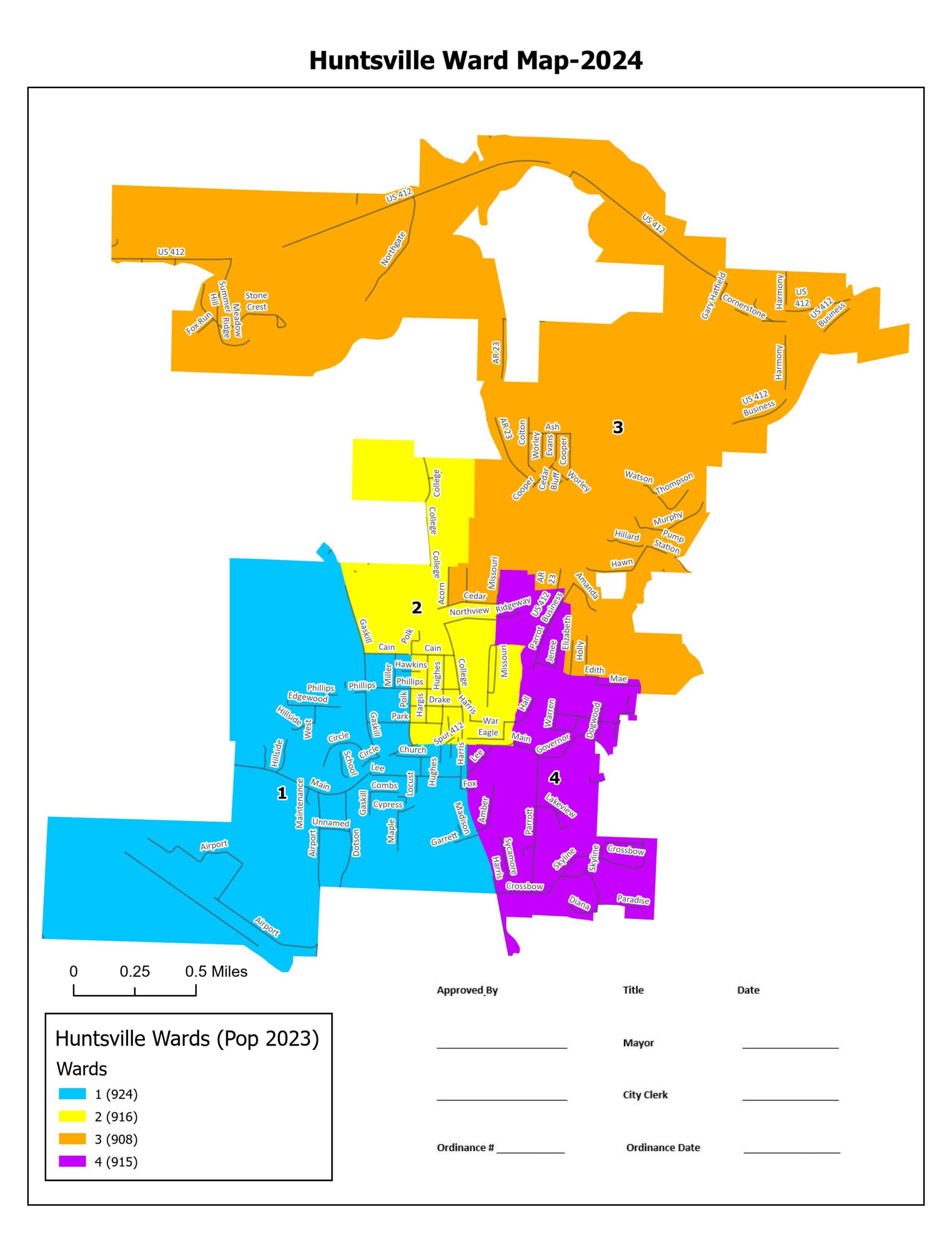 Ward Map 2024